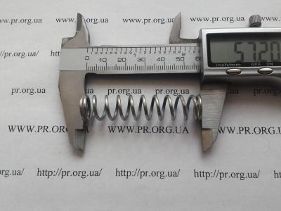 Пружина сжатия 1,5 х 12,8 х 57 (Артикул: S9157)