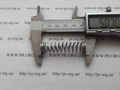Пружина стиснення 1,5 х 11,4 х 50,5 (Артикул: S9160)