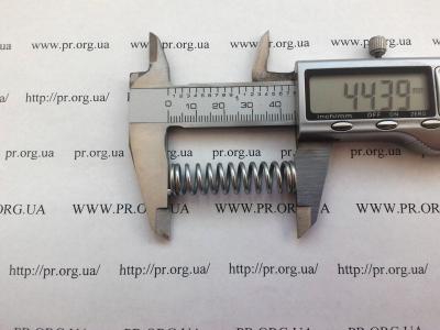 Пружина стиснення 1,5 х 11,4 х 44,5 (Артикул: S9165)