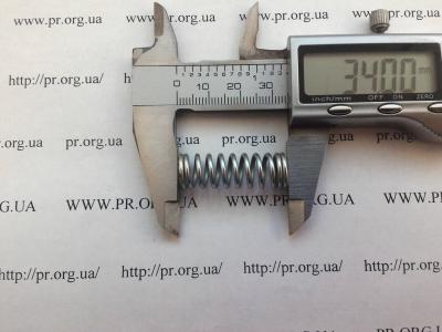 Пружина сжатия 1,5 х 11,2 х 34 (Артикул: S9167)