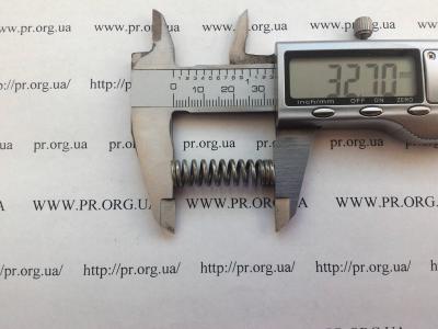 Пружина стиснення 1,4 х 9 х 32,5 (Артикул: S9173)