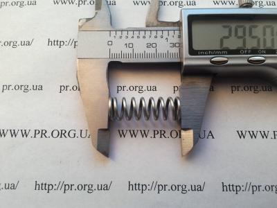 Пружина стиснення 1,3 х 10 х 29,5 (Артикул: S9185)