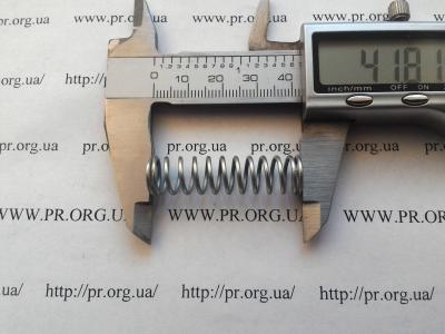 Пружина сжатия 1,2 х 11 х 41,8 (Артикул: S9195)