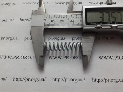 Пружина сжатия 1,2 х 9,2 х 37,5 (Артикул: S9212)