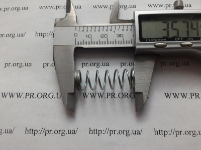 Пружина стиснення 1 х 12,2 х 35,5 (Артикул: S9213)