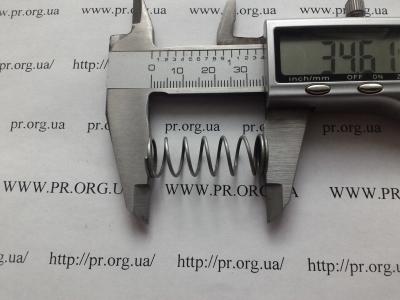 Пружина стиснення 1 х 12,2 х 34,5 (Артикул: S9214)