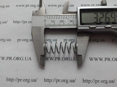 Пружина сжатия 1 х 12,2 х 32,8 (Артикул: S9218)