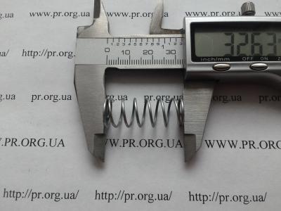 Пружина сжатия 1 х 12,2 х 32,5 (Артикул: S9219)