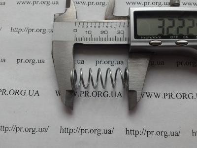 Пружина сжатия 1 х 12,3 х 32 (Артикул: S9220)
