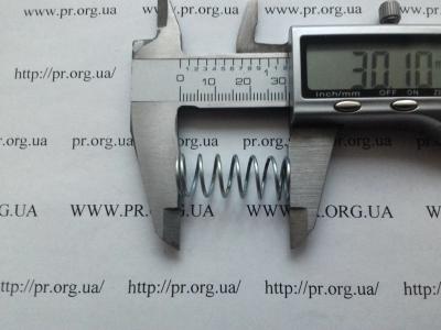 Пружина стиснення 1 х 12 х 30 (Артикул: S9221)