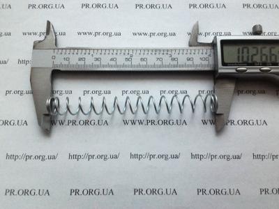 Пружина стиснення 1 х 11,6 х 102,5 (Артикул: S9224)