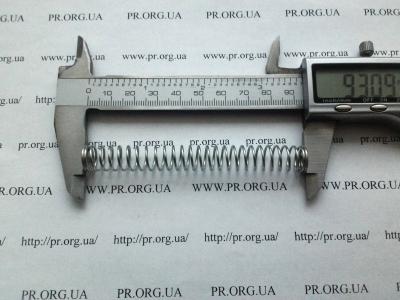 Пружина стиснення 1 х 11,2 х 93 (Артикул: S9225)