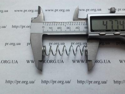 Пружина стиснення 1 х 11,2 х 47,5 (Артикул: S9227)