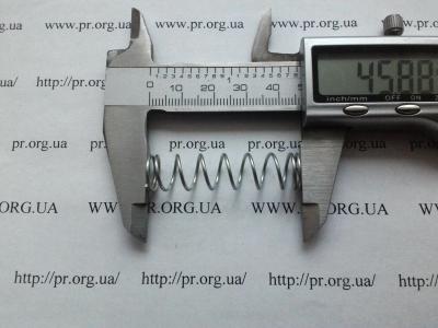 Пружина сжатия 1 х 11,1 х 46 (Артикул: S9229)