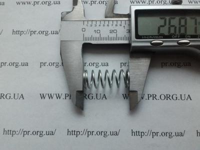 Пружина стиснення 1 х 11 х 27 (Артикул: S9231)