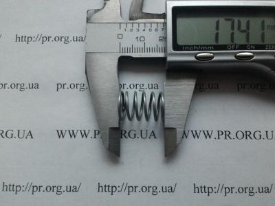 Пружина стиснення 1 х 11,8 х 17,5 (Артикул: S9232)