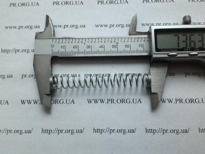 Пружина стиснення 1 х 10,4 х 73,5 (Артикул: S9233)