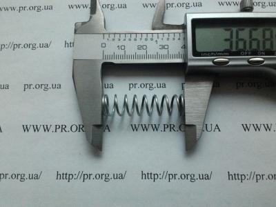 Пружина стиснення 1 х 10 х 36,5 (Артикул: S9235)