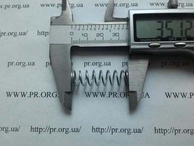 Пружина стиснення 1 х 10 х 35,2 (Артикул: S9237)