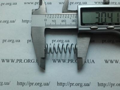 Пружина сжатия 1 х 10 х 30,5 (Артикул: S9240)