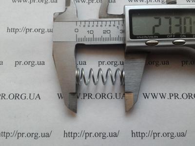 Пружина сжатия 1 х 10 х 27 (Артикул: S9245)