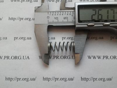 Пружина стиснення 1 х 10 х 26,2 (Артикул: S9247)