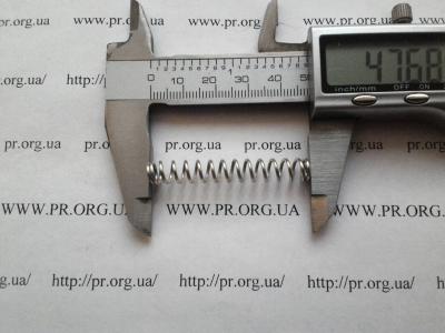 Пружина стиснення 1 х 7 х 47,5 (Артикул: S9259)