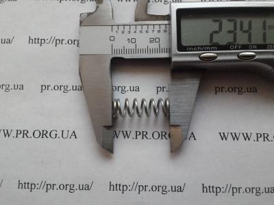 Пружина стиснення 1 х 8 х 23,3 (Артикул: S9260)