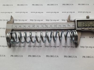 Пружина сжатия 3 х 25,5 х 139,5 (Артикул: S9380)