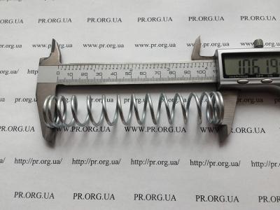 Пружина стиснення 2 х 20 х 106 (Артикул: S9399)