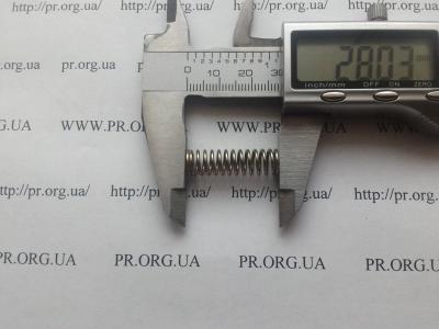 Пружина стиснення 1 х 8,1 х 28 (Артикул: S9401)