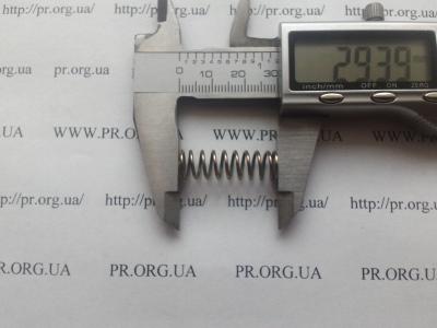 Пружина стиснення 1 х 9 х 29 (Артикул: S9402)