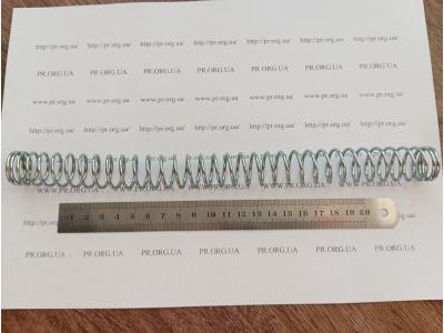 Пружина стиснення 2 х 22,3 х 266 (Артикул: S9475)