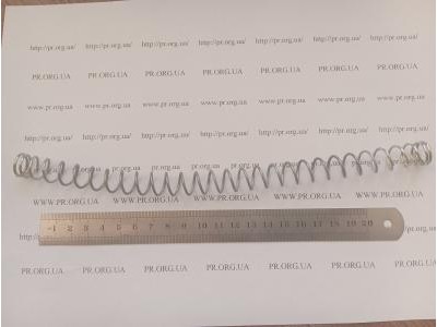 Пружина стиснення 1,5 х 15 х 250 (Артикул: S9484)