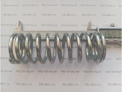 Пружина стиснення 5 х 47,3 х 132 (Артикул: S9498)