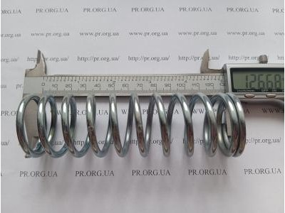 Пружина стиснення 4 х 39,5 х 126,5 (Артикул: S9524)