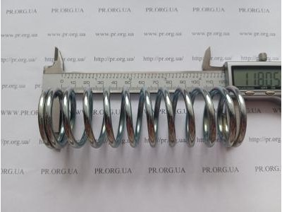 Пружина стиснення 4 х 39,5 х 118 (Артикул: S9525)