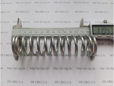 Пружина сжатия 3,5 х 32,7 х 119,5 (Артикул: S9540)