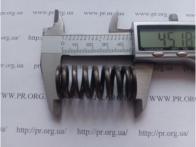 Пружина сжатия 3 х 20 х 45 (Артикул: S9543)
