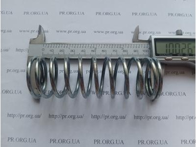 Пружина сжатия 3 х 35 х 100,5 (Артикул: S9552)