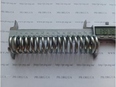 Пружина стиснення 4 х 32 х 139,5 (Артикул: S9556)