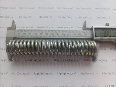 Пружина стиснення 4 х 25 х 138 (Артикул: S9564)