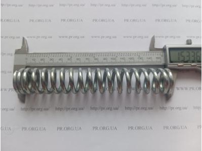Пружина стиснення 4 х 27 х 153,5 (Артикул: S9572)