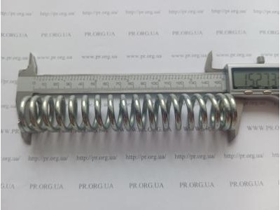 Пружина стиснення 4 х 27 х 152,5 (Артикул: S9575)