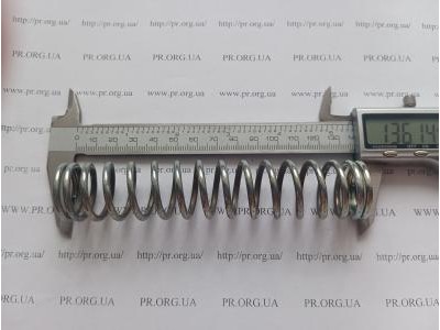 Пружина стиснення 3 х 26,8 х 136 (Артикул: S9586)