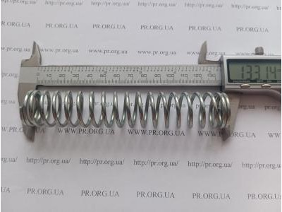 Пружина стиснення 2,5 х 24,5 х 133 (Артикул: S9597)