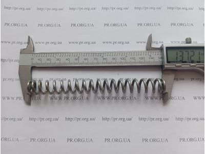 Пружина стиснення 2,5 х 15 х 137 (Артикул: S9598)