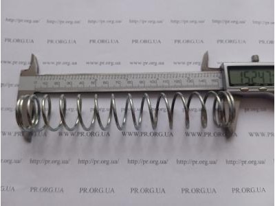 Пружина сжатия 2,2 х 27,6 х 152,5 (Артикул: S9604)