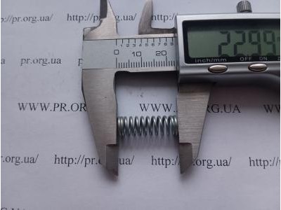 Пружина сжатия 1 х 7,8 х 23 (Артикул: S9620)