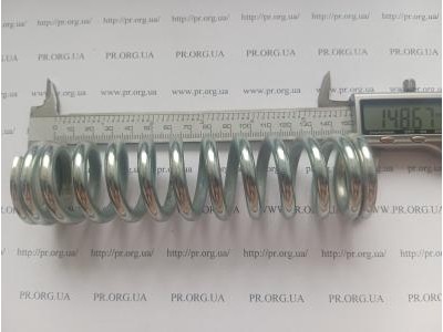 Пружина стиснення 6 х 38,5 х 148,5 (Артикул: S9678)